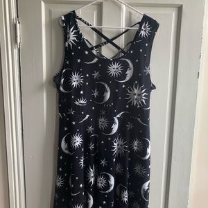 Hot Topic strappy celestial dress